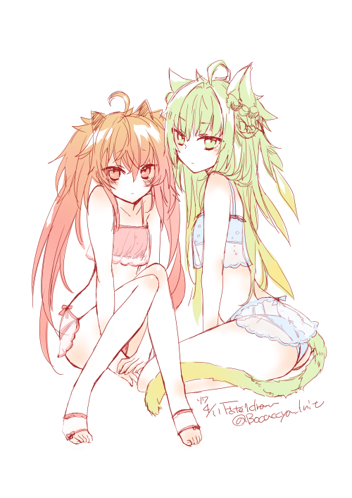 atalanta and sita (fate and 2 more) drawn by etoryoku