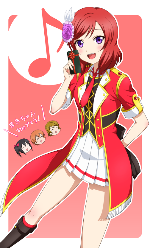 nishikino maki, yazawa nico, hoshizora rin, and koizumi hanayo (love live! and 1 more) drawn by anibache