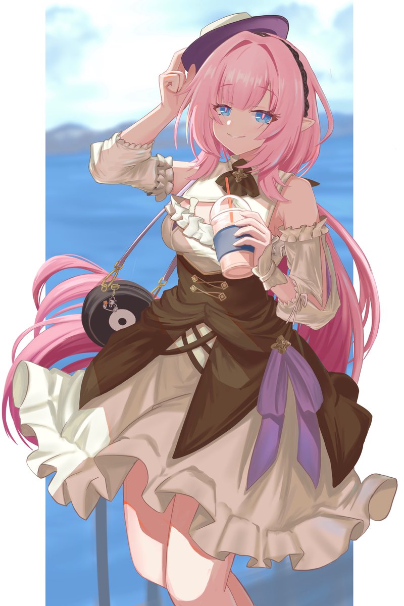 elysia (honkai and 1 more) drawn by tsuroro