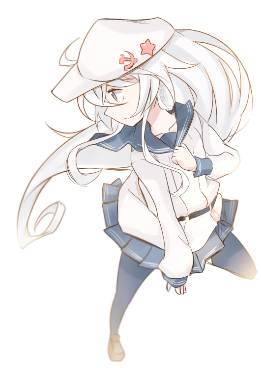 hibiki and verniy (kantai collection) drawn by ido_(teketeke)