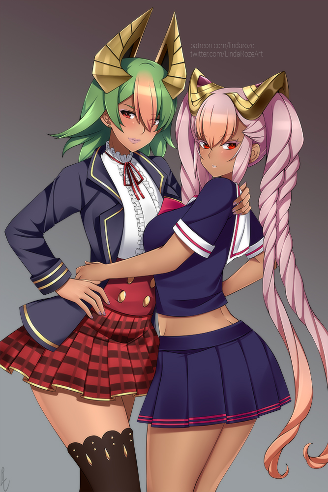 laegjarn and laevatein (fire emblem and 1 more) drawn by lindaroze