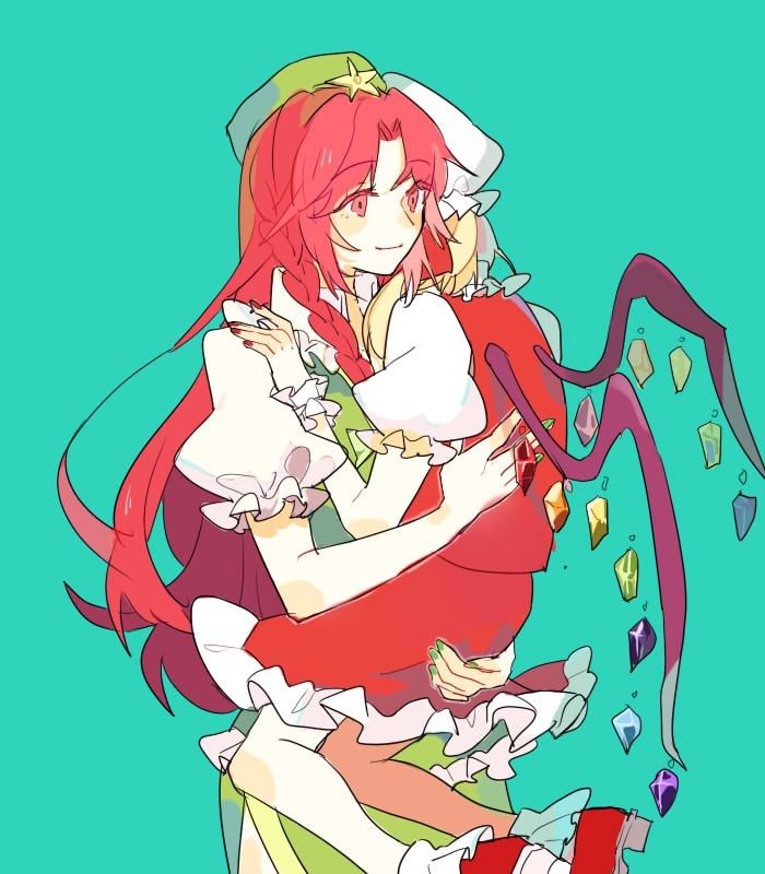 flandre scarlet and hong meiling (touhou) drawn by xuetiaobugouzhang