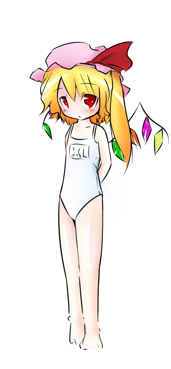 flandre scarlet (touhou) drawn by makoto_(rabbit_and_grapes)