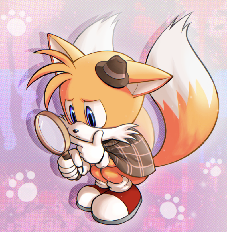 sherlock holmes and tails (sonic and 1 more) drawn by negri
