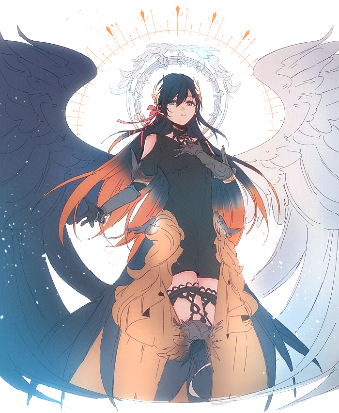 ryne waters, gaia, mitron, and pandora (final fantasy and 1 more) drawn by ff14hioo_oo7