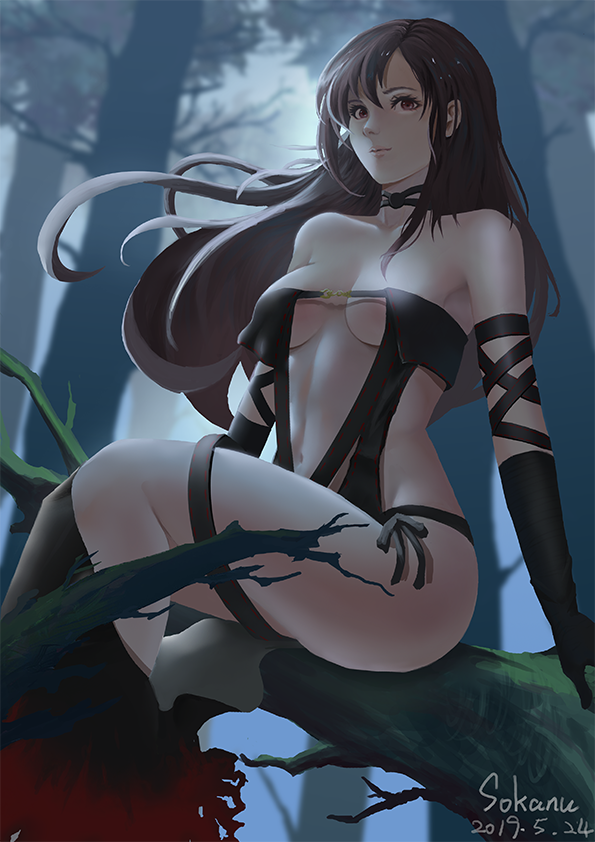 yu mei-ren (fate and 1 more) drawn by sokanu