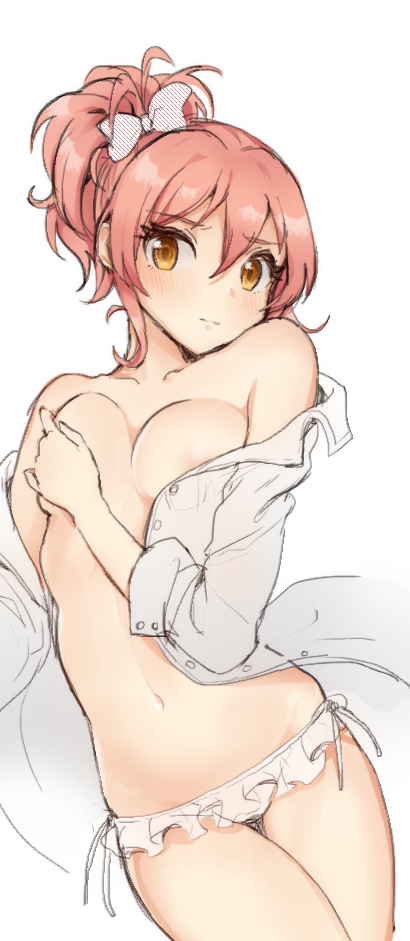 jougasaki mika (idolmaster and 1 more) drawn by nago_purin