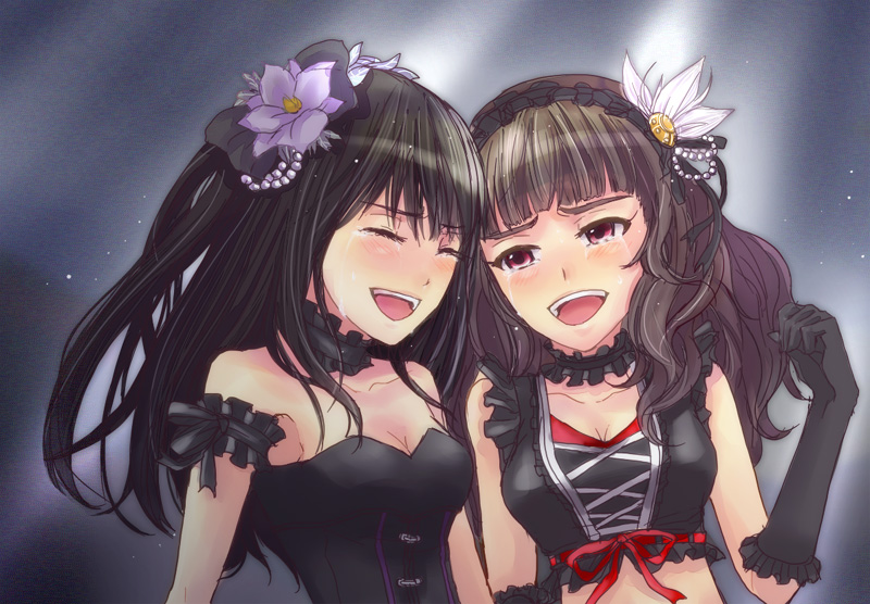 shibuya rin and kamiya nao (idolmaster and 1 more) drawn by len_(meisou)
