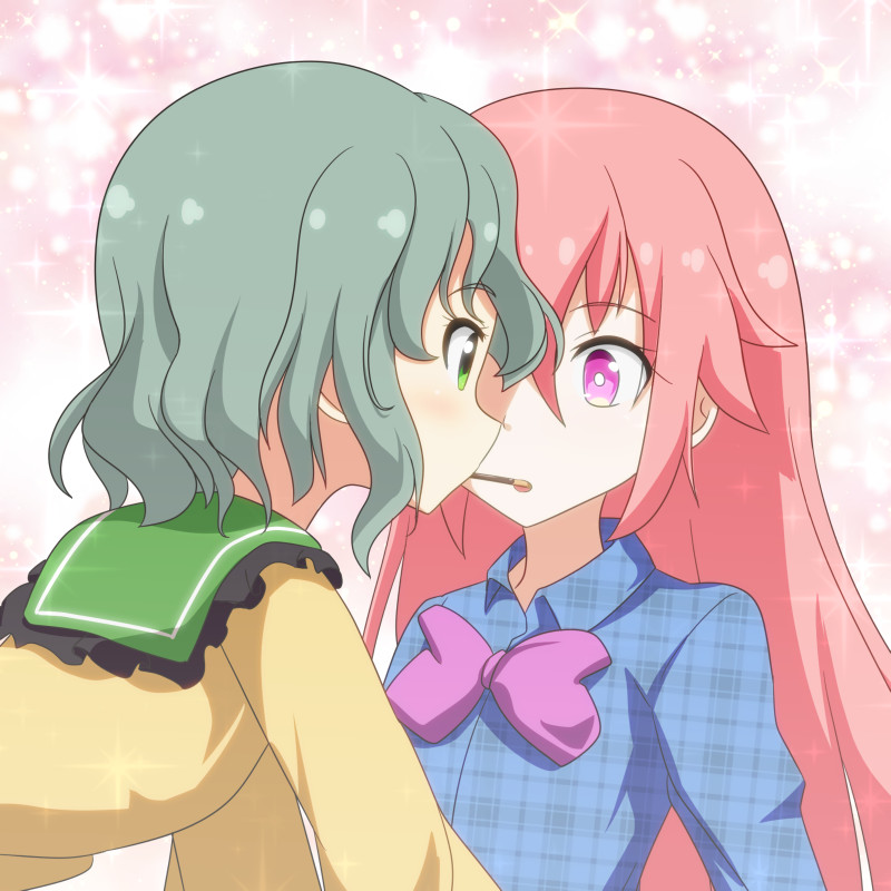 komeiji koishi and hata no kokoro (touhou) drawn by cato_(monocatienus)