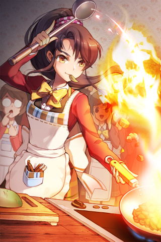 cook club ace (sword girls) drawn by gilse