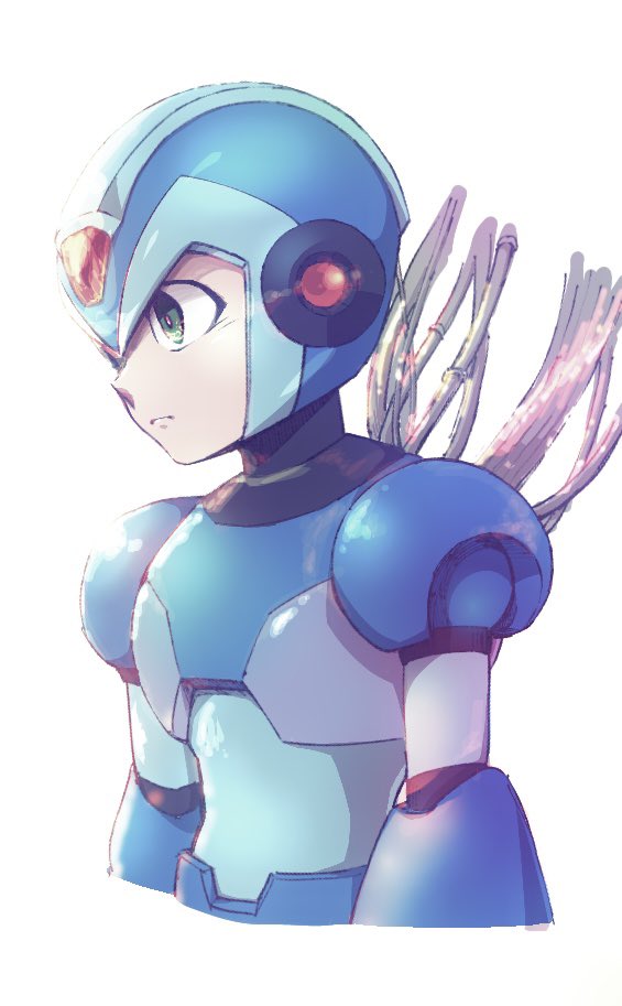x (mega man and 1 more) drawn by zosumaru