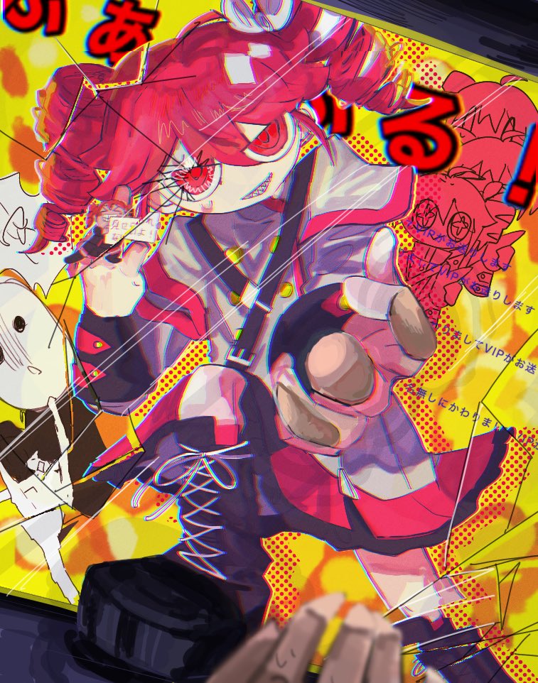 kasane teto (utau and 2 more) drawn by izayoi_(i34i22w)