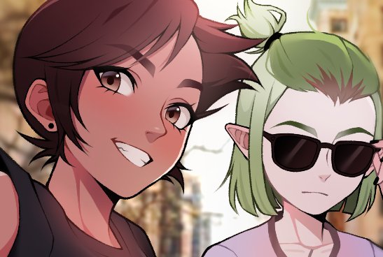 luz noceda and amity blight (the owl house) drawn by tsuruyi1