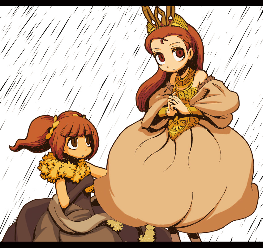 minase iori and takatsuki yayoi (idolmaster) drawn by riyo_(lyomsnpmp)