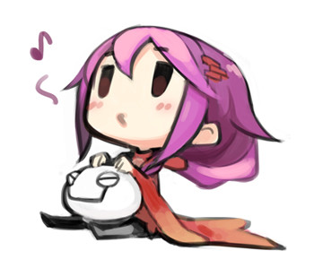 yuzuriha inori and fyu-neru (guilty crown) drawn by minoa_(lastswallow)