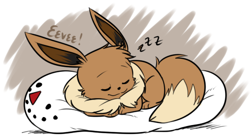 eevee (pokemon) drawn by bechno_kid