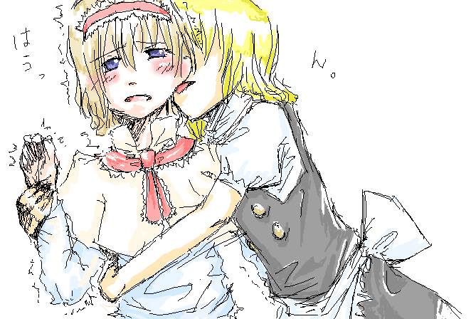 kirisame marisa and alice margatroid (touhou) drawn by gyoh