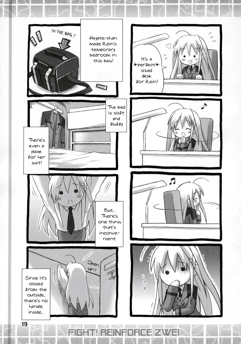 reinforce zwei (lyrical nanoha and 1 more) drawn by eretto