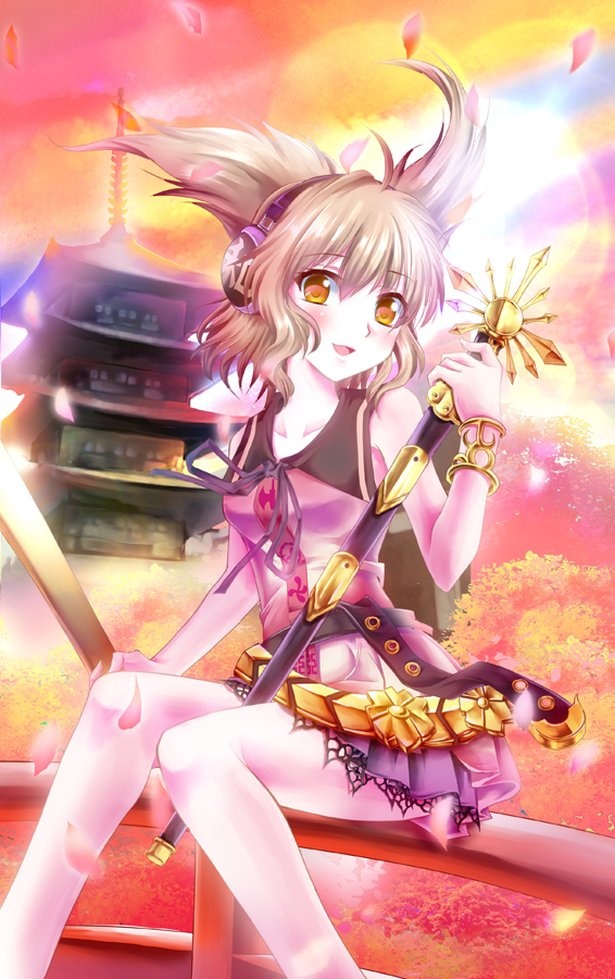 toyosatomimi no miko (touhou) drawn by izumi_akane