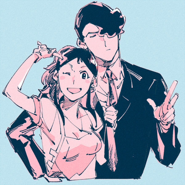 ginrei and murasame kenji (giant robo) drawn by hamu_fukurou