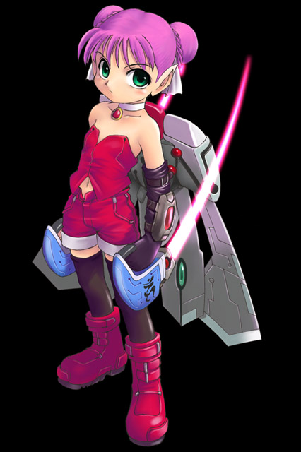 hunewearl (phantasy star and 1 more) drawn by n3o2