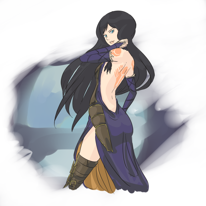 shanoa (castlevania and 1 more) drawn by hachimitsuboi