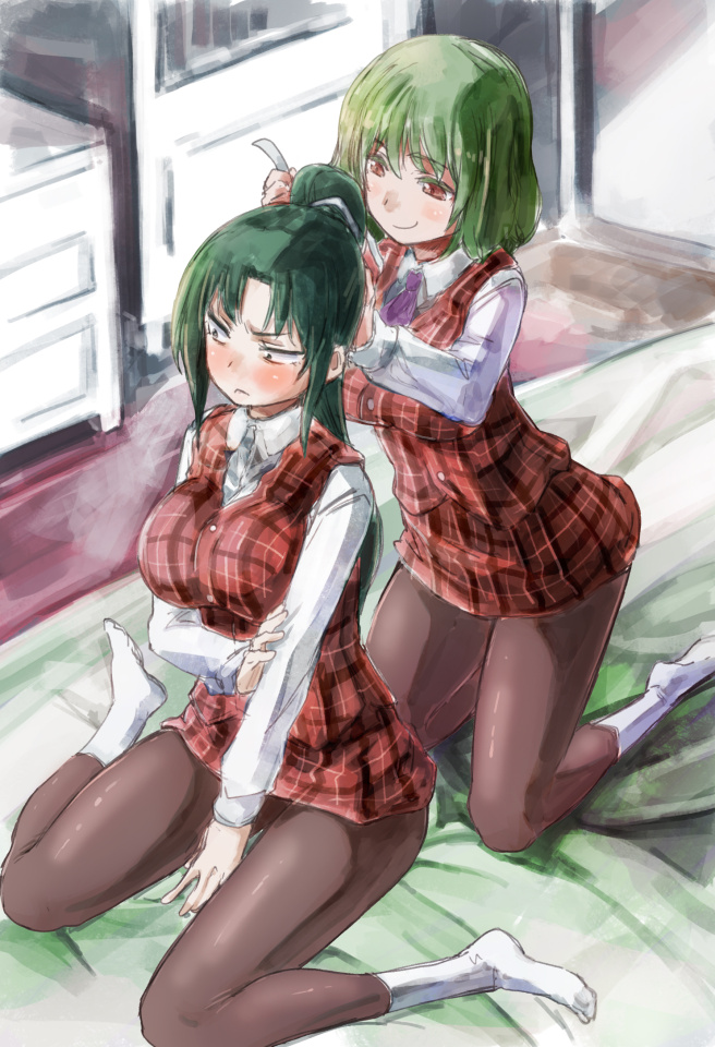 kazami yuuka and mima (touhou) drawn by yohane
