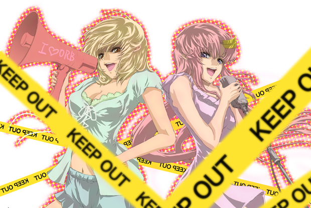 cagalli yula athha and lacus clyne (gundam and 2 more) drawn by ob_sayu