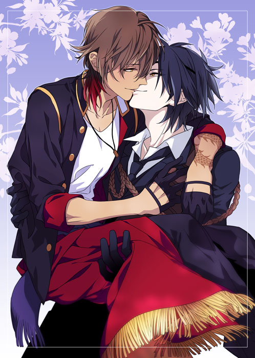 shokudaikiri mitsutada and ookurikara (touken ranbu) drawn by minami_(mnm_menma)