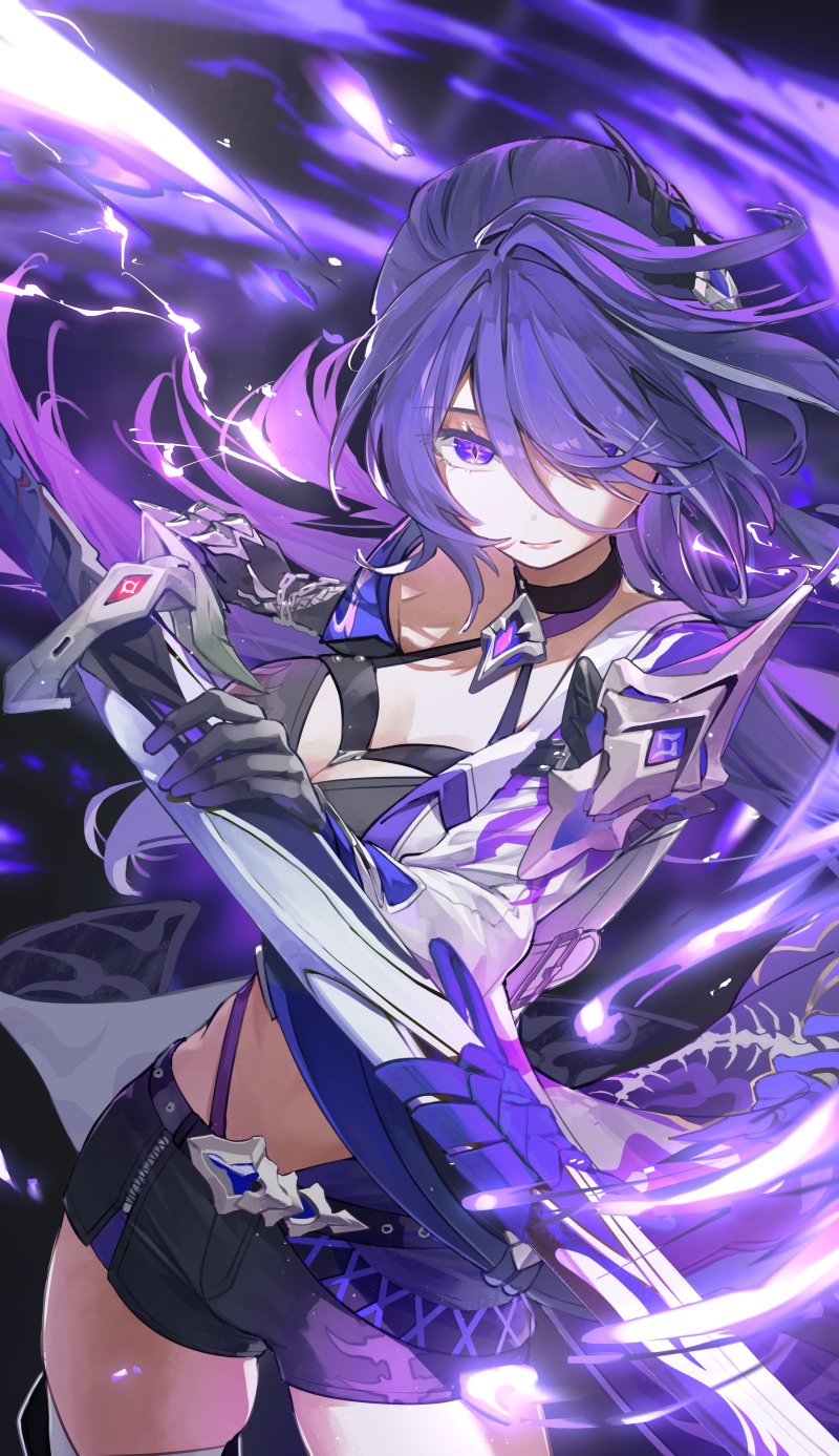 acheron (honkai and 1 more) drawn by syuri22