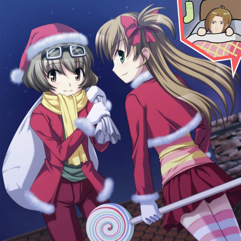 akizuki ryo, sakurai yumeko, and takeda souichi (idolmaster and 1 more) drawn by totokichi