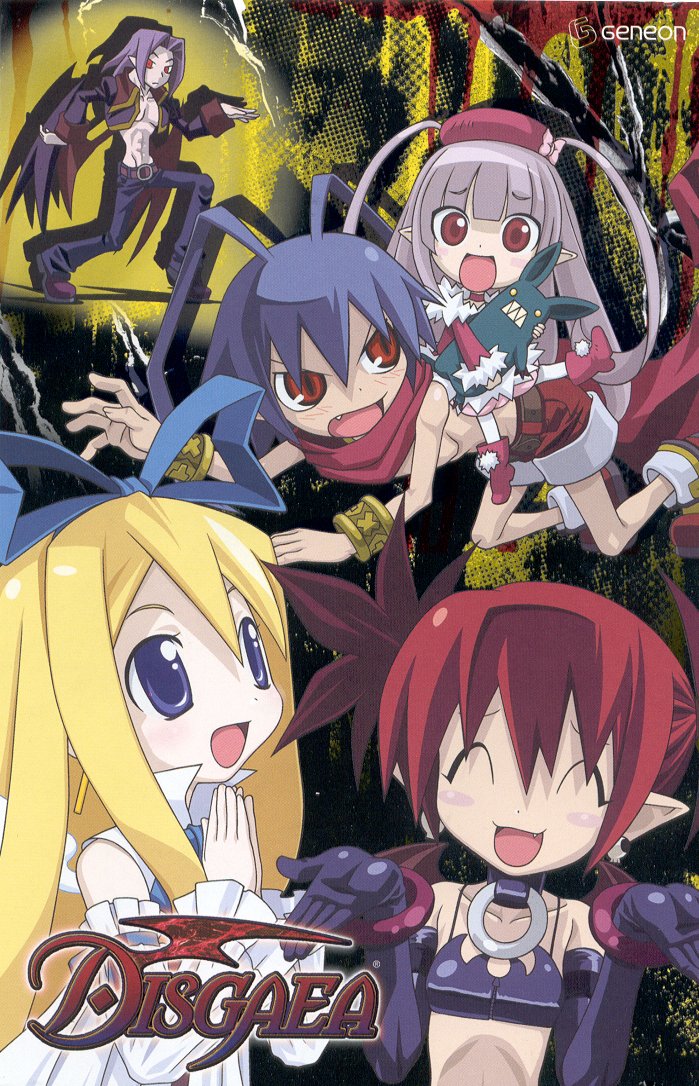 etna, flonne, laharl, mid-boss, and maharl (disgaea and 1 more)
