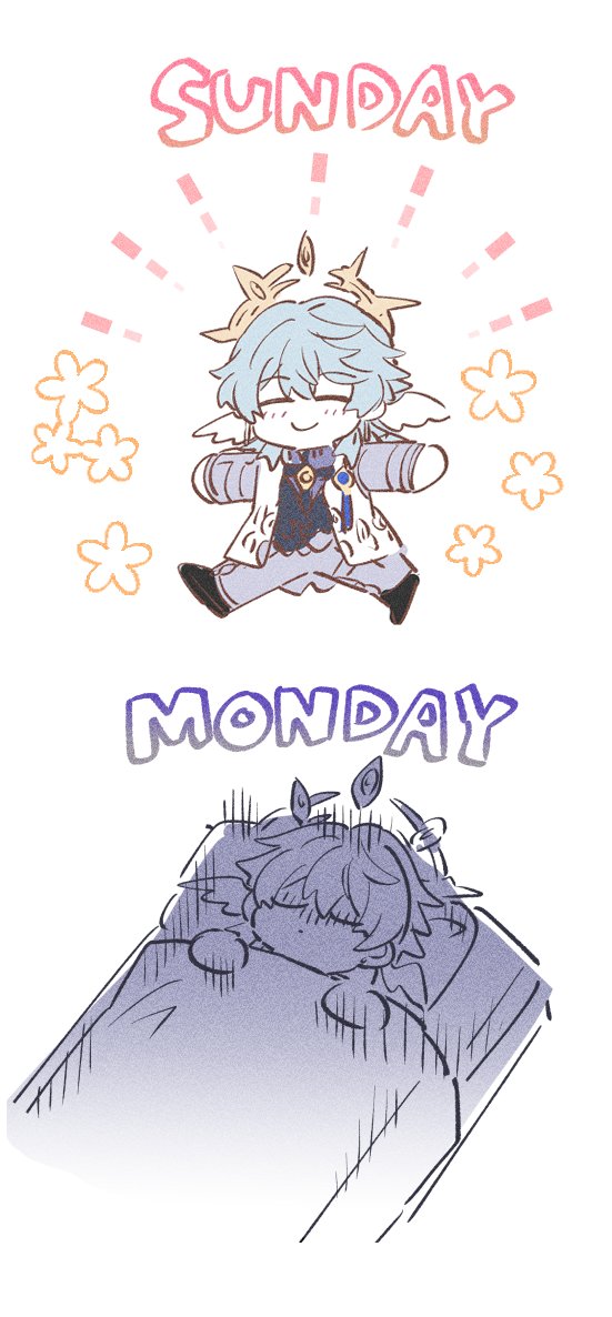 sunday (honkai and 1 more) drawn by sudachips