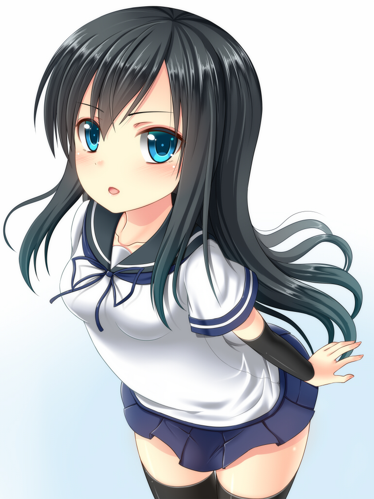 ushio and asashio (kantai collection) drawn by hanazome_dotera