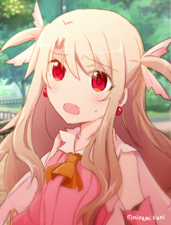 illyasviel von einzbern and prisma illya (fate and 1 more) drawn by minafuni