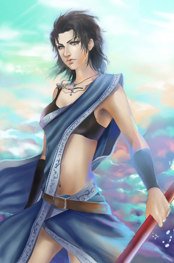 oerba yun fang (final fantasy and 1 more) drawn by shuiyituzi