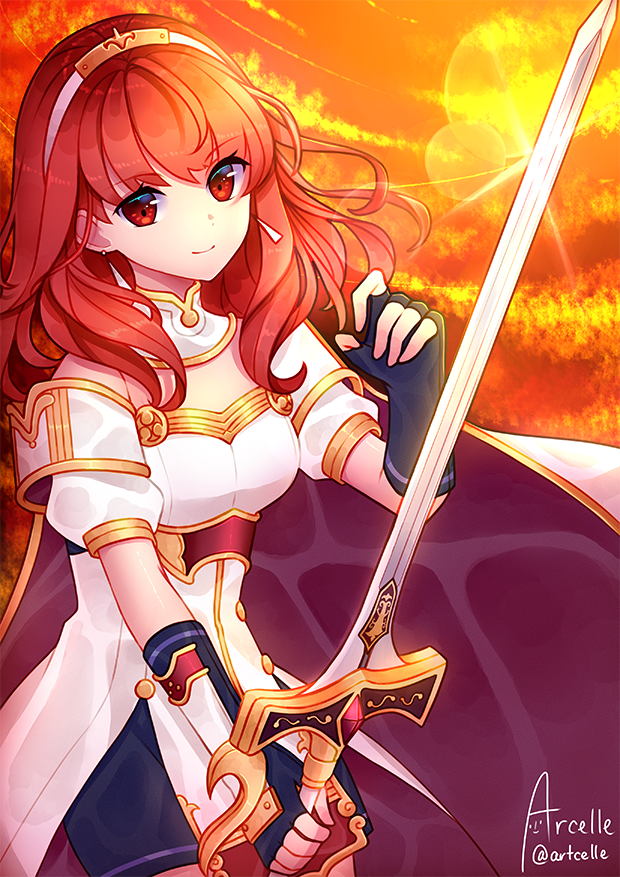 celica (fire emblem and 1 more) drawn by arcelle