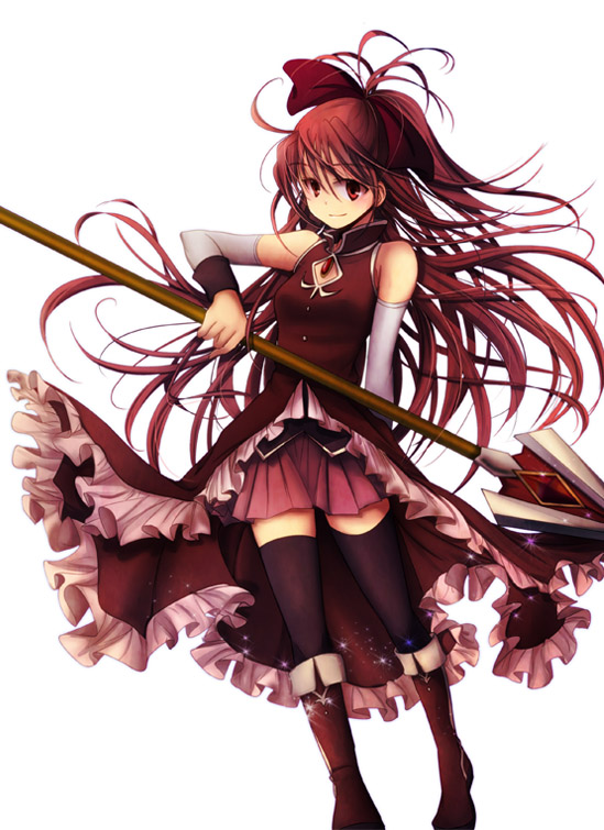 sakura kyoko (mahou shoujo madoka magica) drawn by akasaka_sakasu