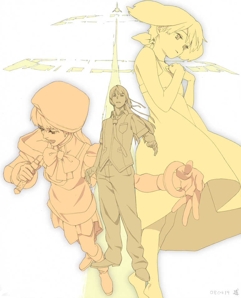 sheryl nome, ranka lee, and saotome alto (macross and 1 more) drawn by hiro_(dismaless)