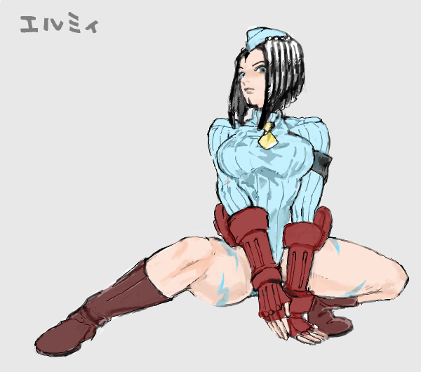 cammy white and ermes costello (jojo no kimyou na bouken and 2 more) drawn by iu