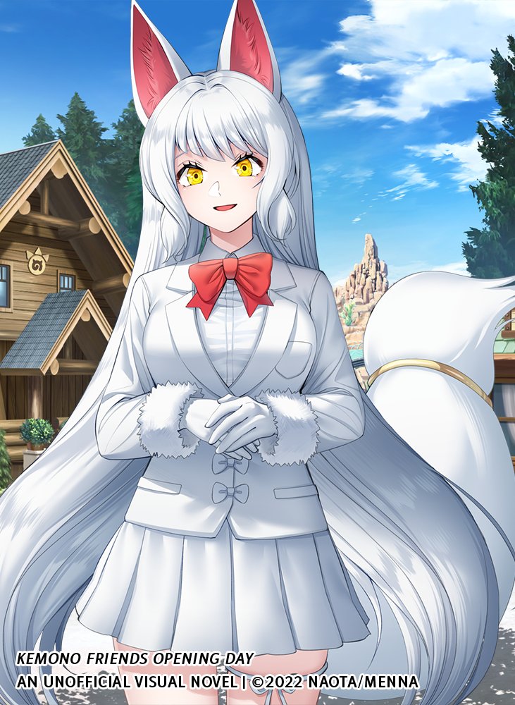 oinari-sama (kemono friends and 1 more) drawn by menna_(0012)