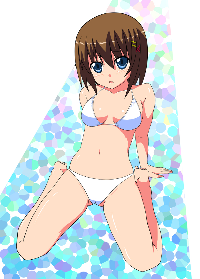 yagami hayate (lyrical nanoha and 1 more) drawn by sawa_(snack_yoshie)
