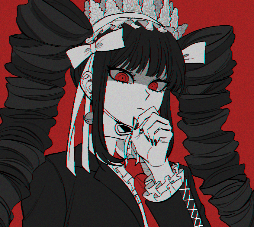 celestia ludenberg (danganronpa and 1 more) drawn by jecheubo