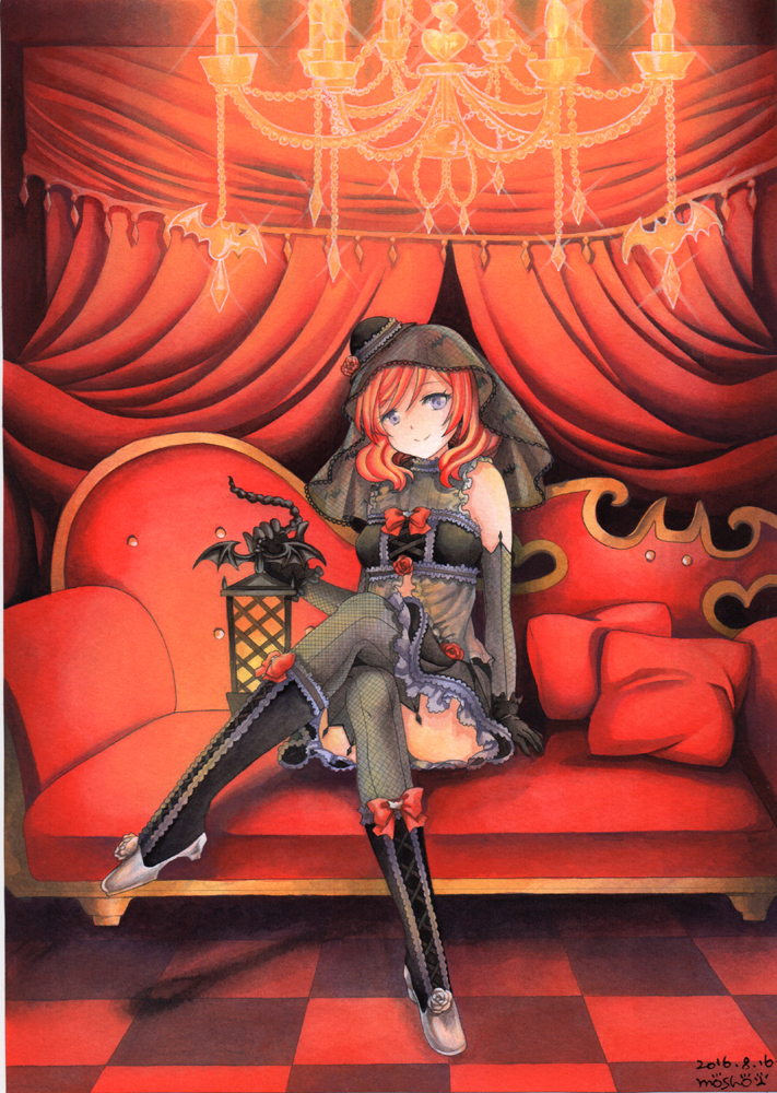 nishikino maki (love live! and 2 more) drawn by mosho