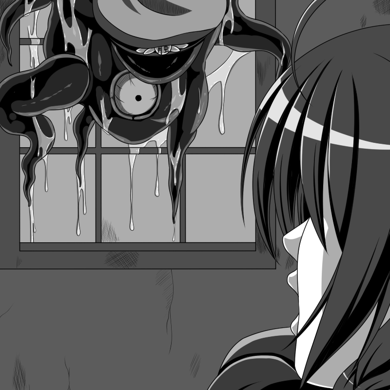 admiral, shigure, and non-human admiral (kantai collection) drawn by miso_panda