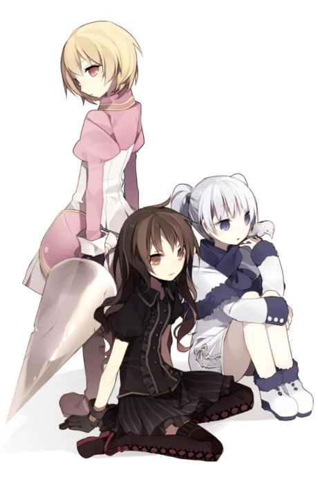 ruruba and cosette (original) drawn by hijiri_(resetter)