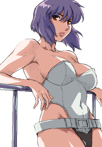 kusanagi motoko (ghost in the shell and 1 more) drawn by matoyama