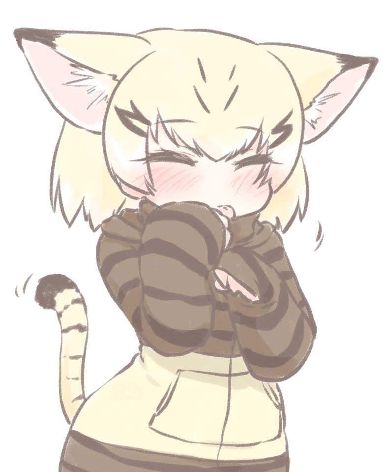tsuchinoko and sand cat (kemono friends) drawn by uho_(uhoyoshi-o)