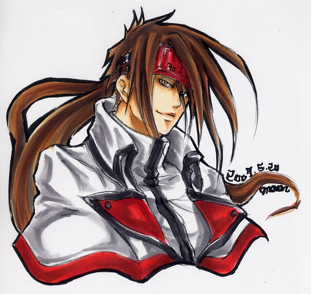 sol badguy and order-sol (guilty gear) drawn by maon