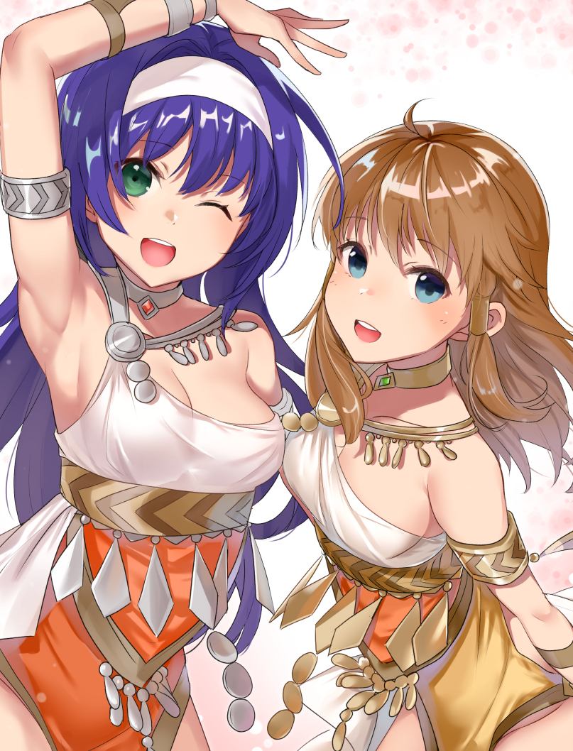 mia and mist (fire emblem and 3 more) drawn by haru_(nakajou-28)